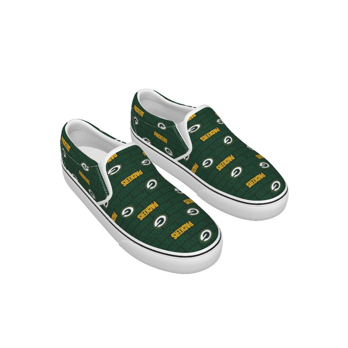 Green Bay Football Game Day Men's Slip On Sneakers