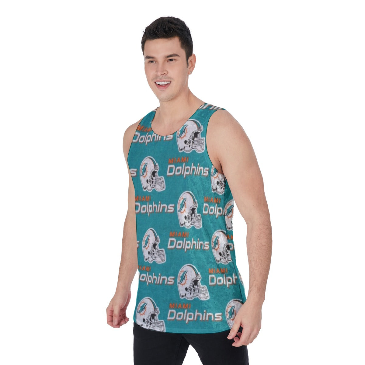 Miami Football Game Day All-Over Print Men's Tank Top | Velvet