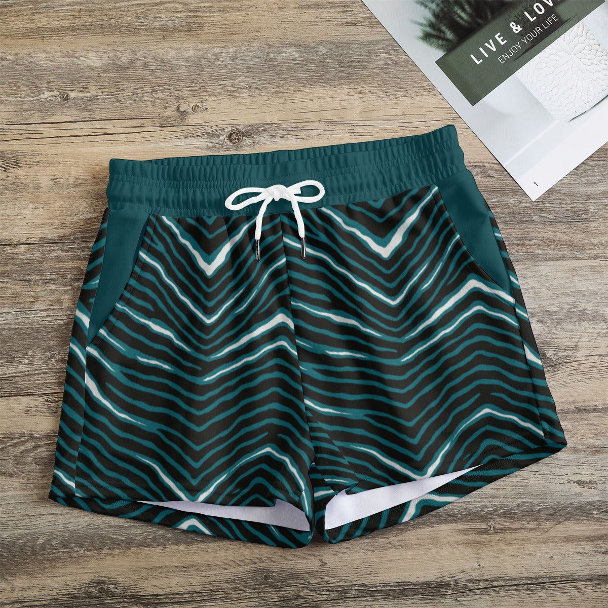 Philadelphia Football Game Day All-Over Print Women's Casual Shorts