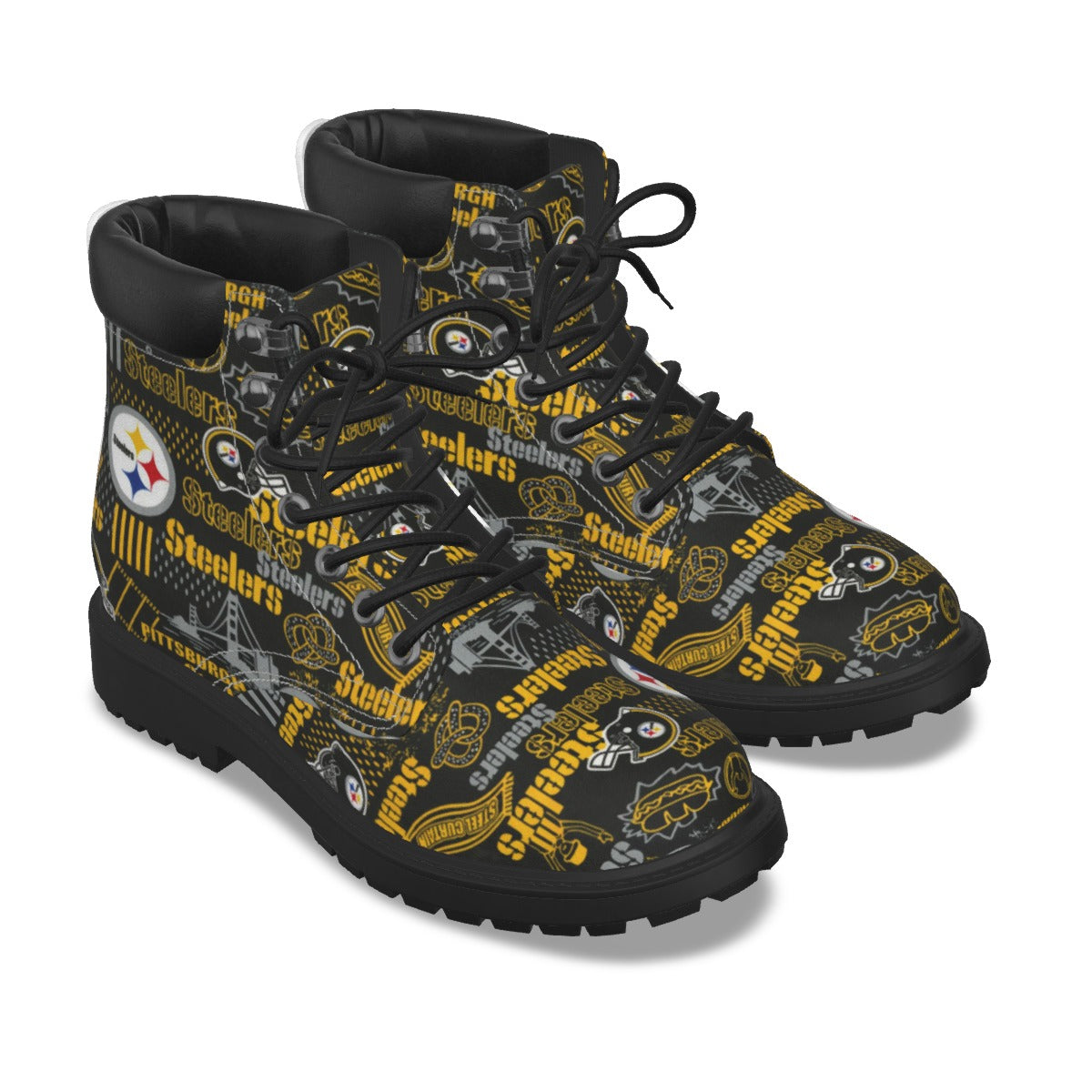 All-Over Print Men's Short Boots