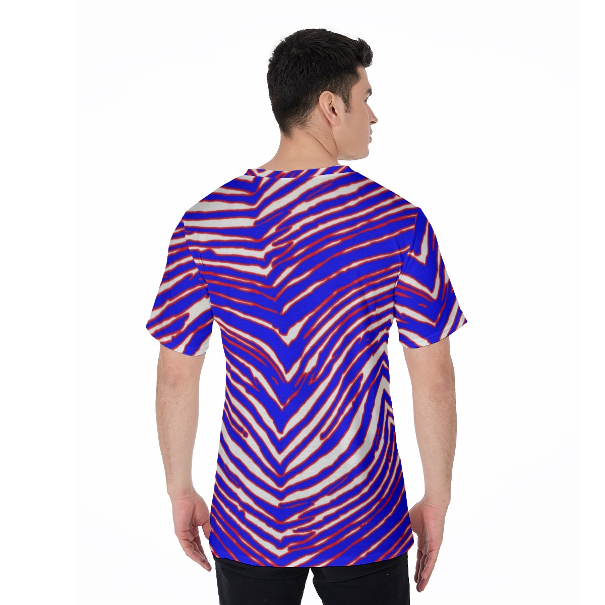 Buffalo Bills Zubaz V-Neck T-Shirt