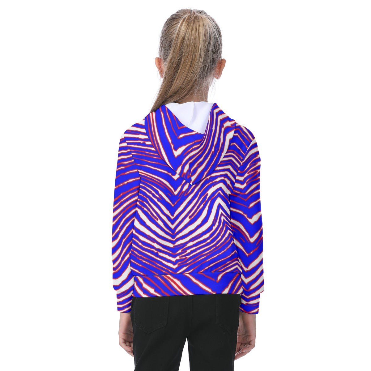 Buffalo Bills Zubaz Oversized Kid's Hoodie