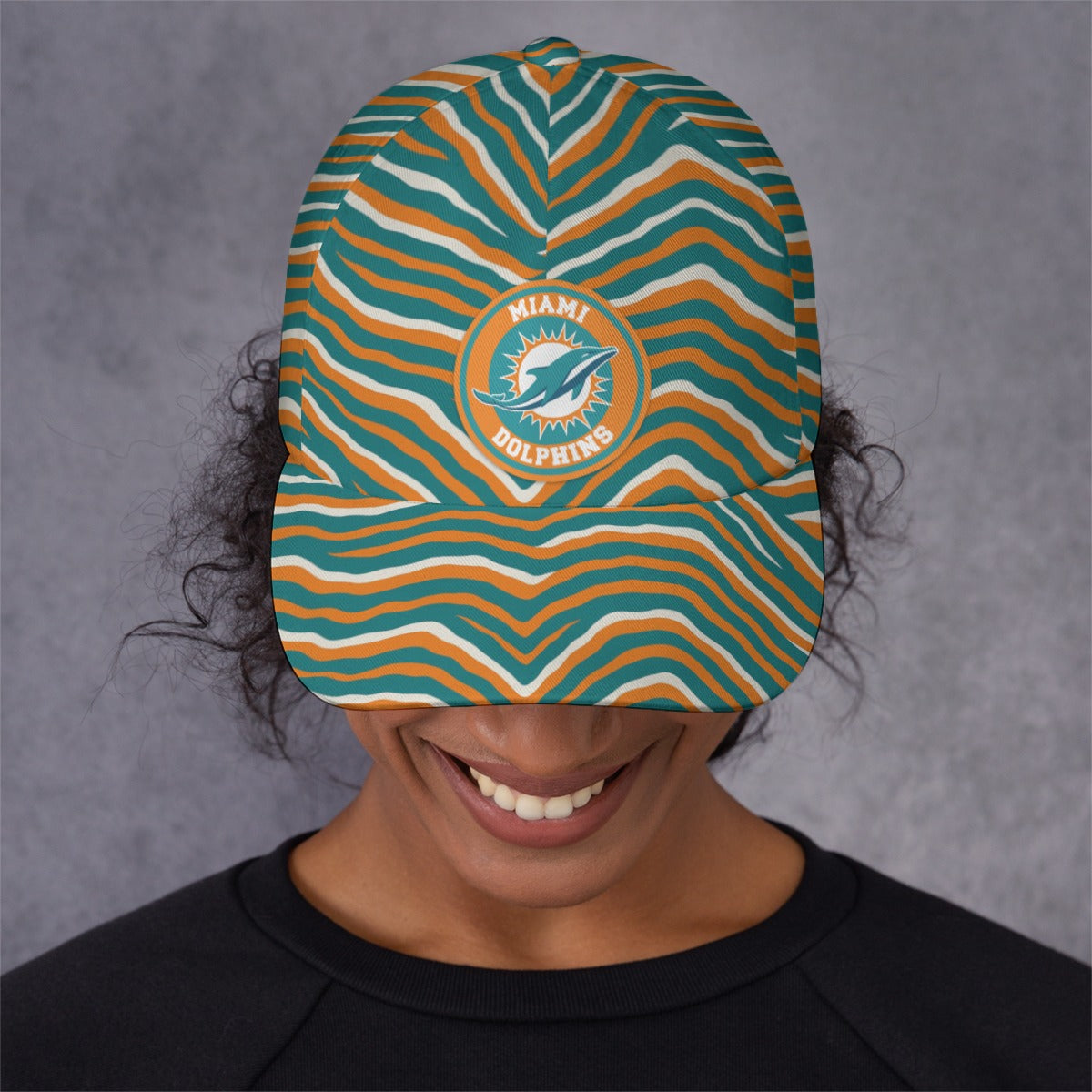 Miami Football Game Day All-Over Print Peaked Cap