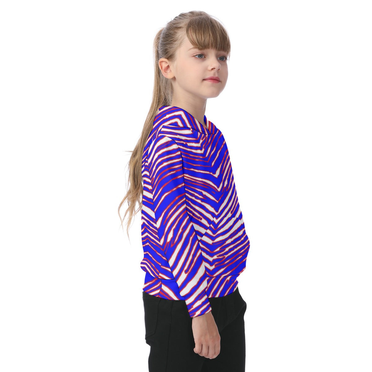 Buffalo Bills Zubaz Oversized Kid's Hoodie