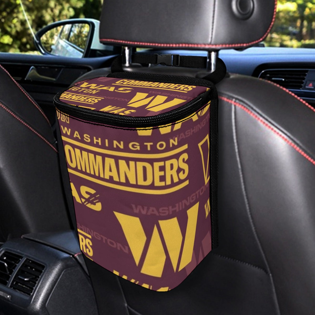 Washington Commanders Car Hanging Trash Bin