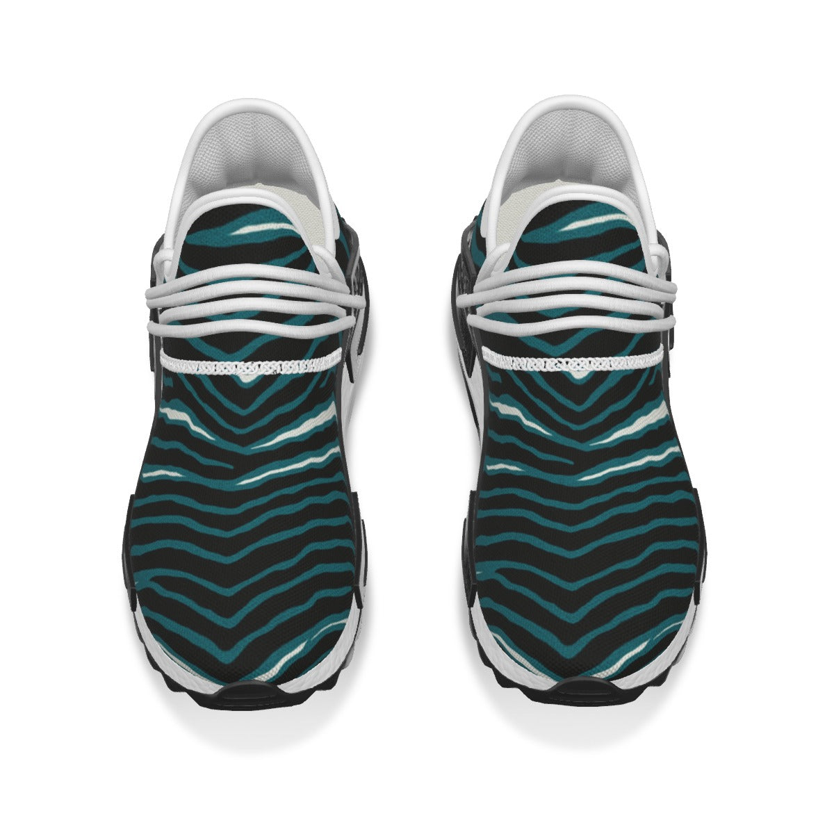 Philadelphia Football Game Day All-Over Print Men's Mesh Sneakers