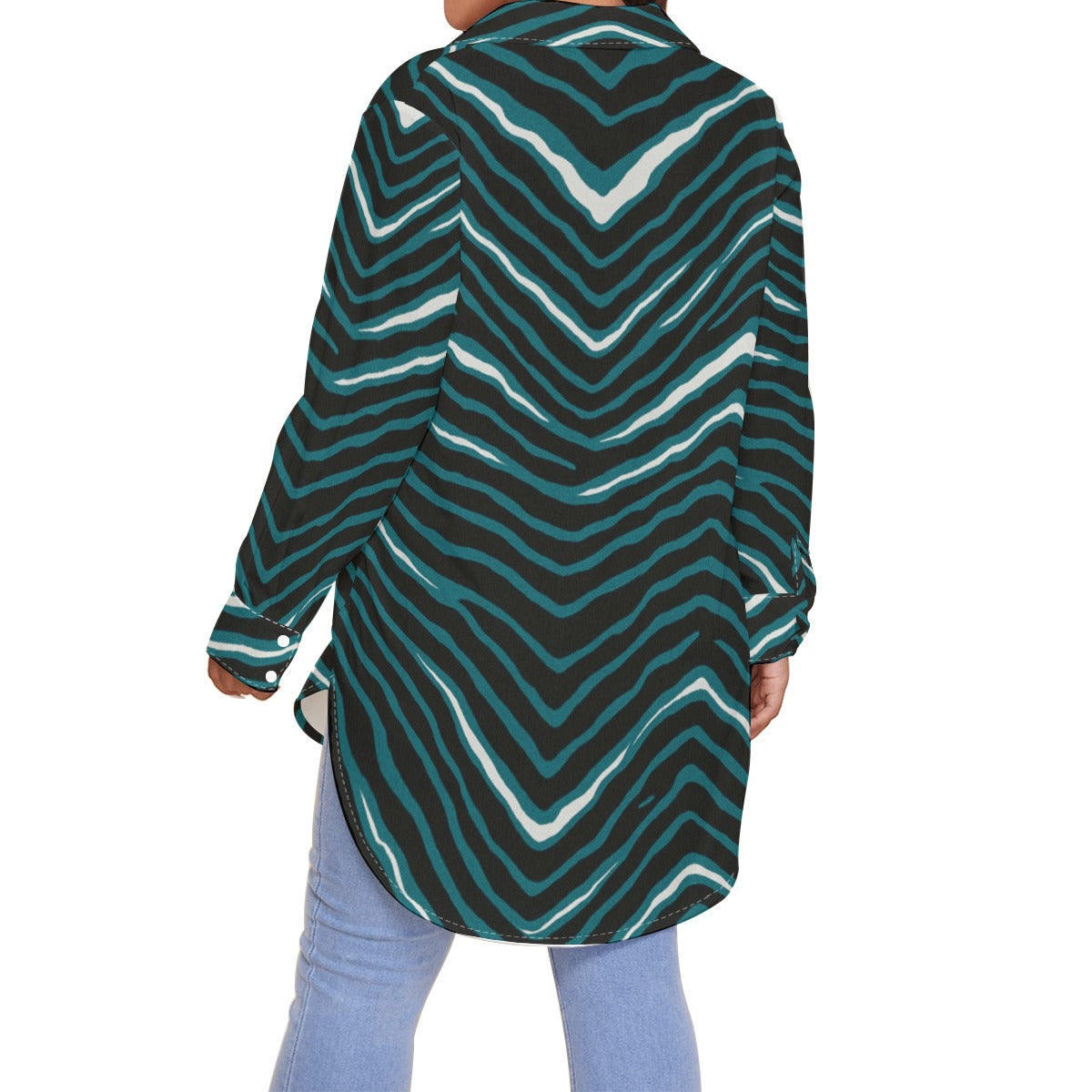 Philadelphia Football Game Day All-Over Print Women's Shirt With Long Sleeve(Plus Size)