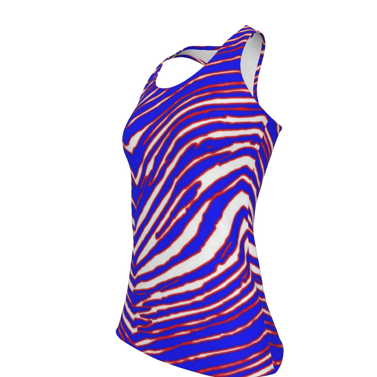 Buffalo Bills Zubaz Women's Workout Tank Top|210GSM