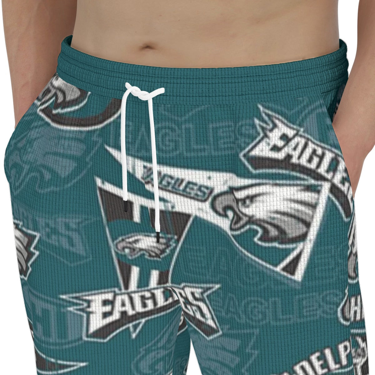 Philadelphia Football Game Day All-Over Print Men'S Thick Sweatpants