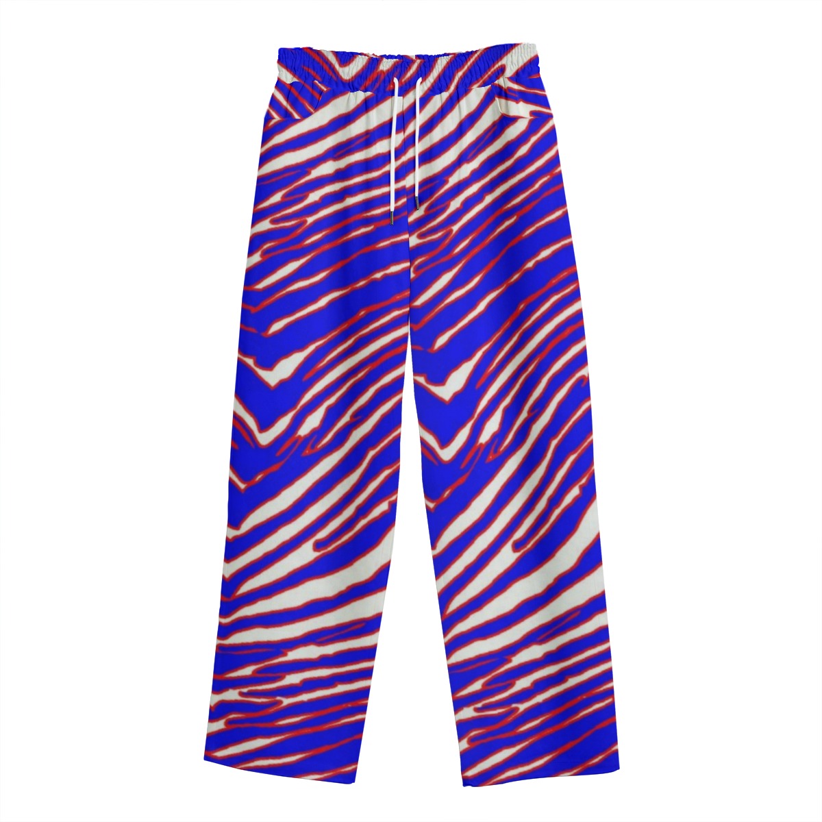 Buffalo Bills Zubaz Unisex Straight Casual Pants | 245GSM Cotton
