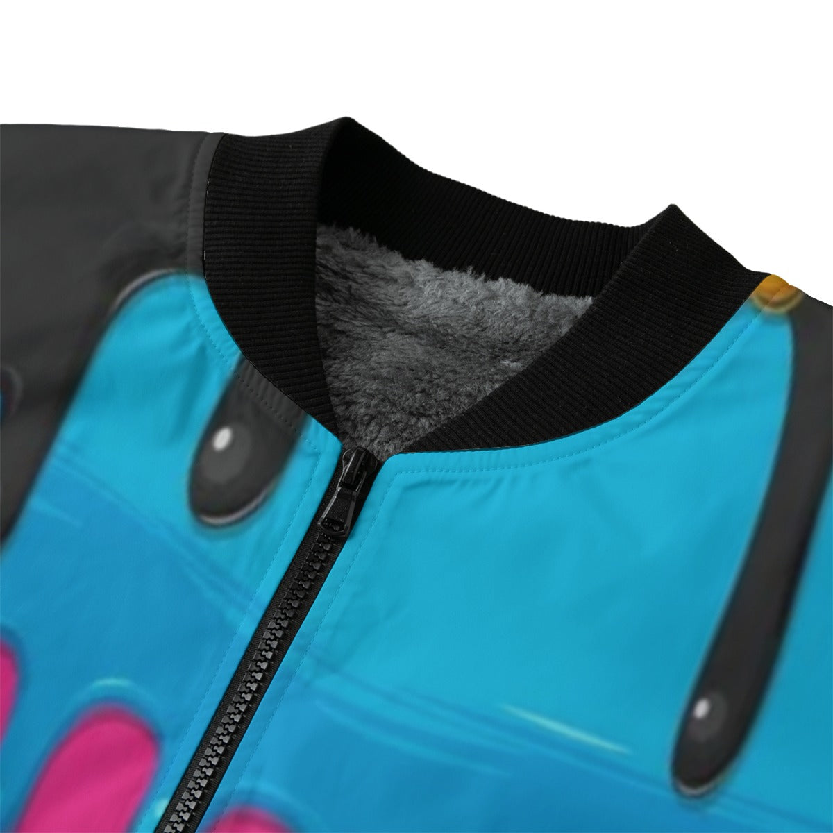 Spray Paint Drips Dripping Paint Fleece Bomber Jacket – Graffiti Streetwear Edge