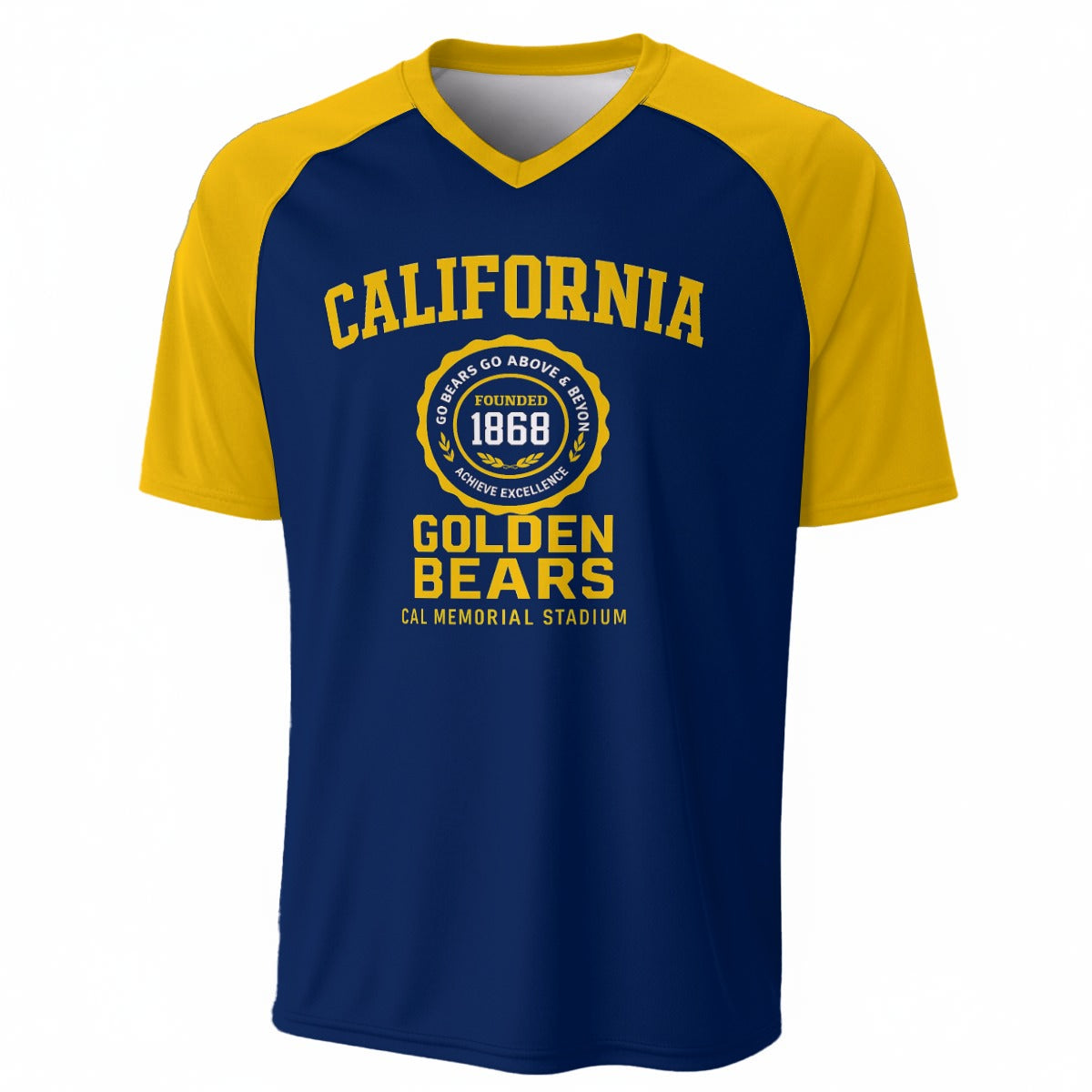 California Golden Bears V-Neck Short Sleeve T-Shirt