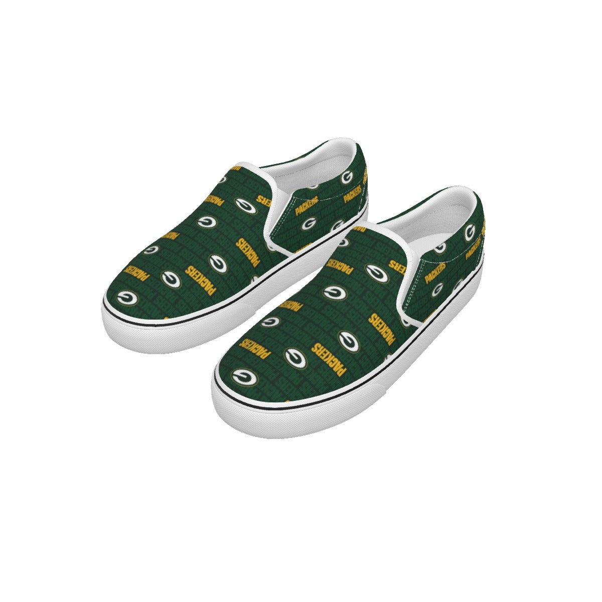 Green Bay Football Game Day Men's Slip On Sneakers