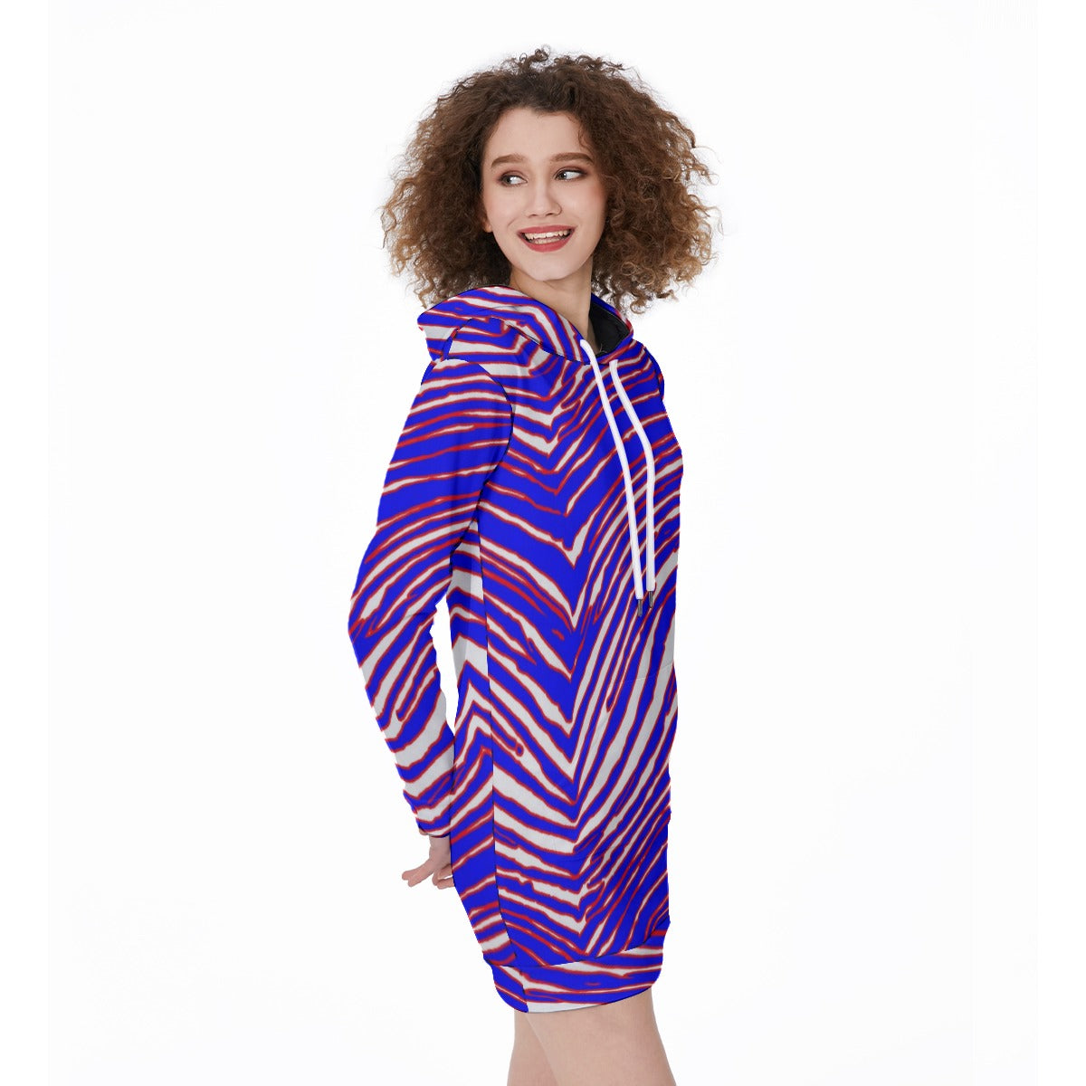 Buffalo Bills Zubaz Women's Long Hoodie