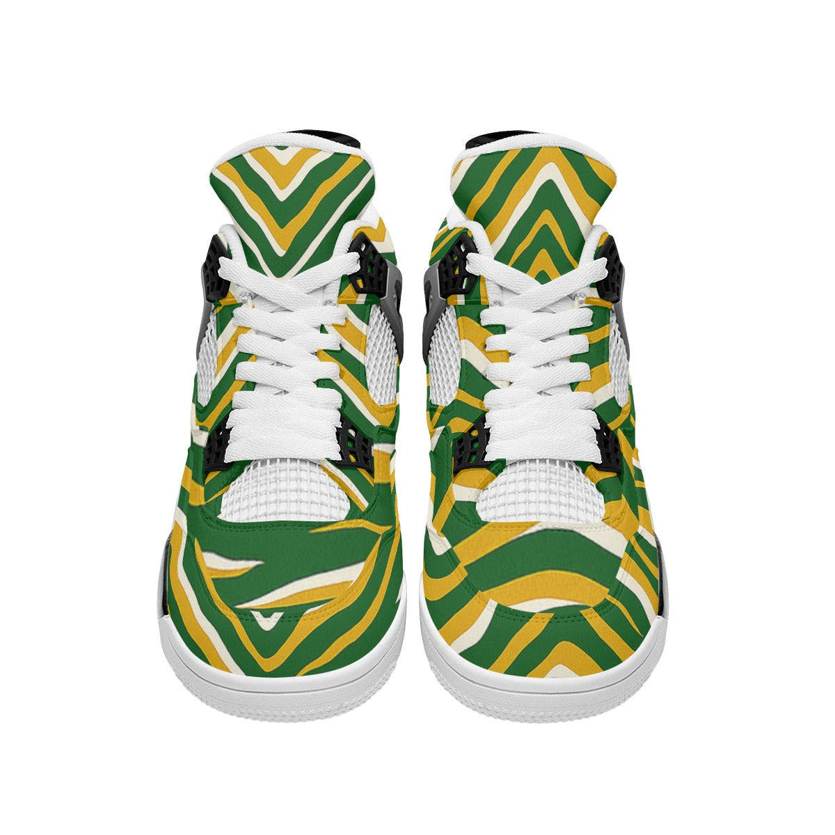Green Bay Football Game Day All-Over Print Men's Air Cushion Basketball Shoes