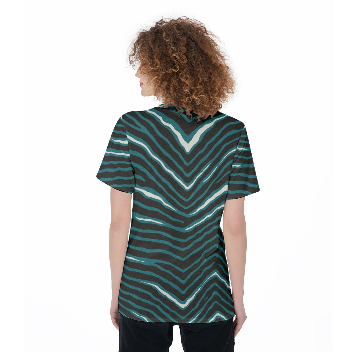 Philadelphia Football Game Day All-Over Print Women's O-Neck T-Shirt|180 GSM Jersey