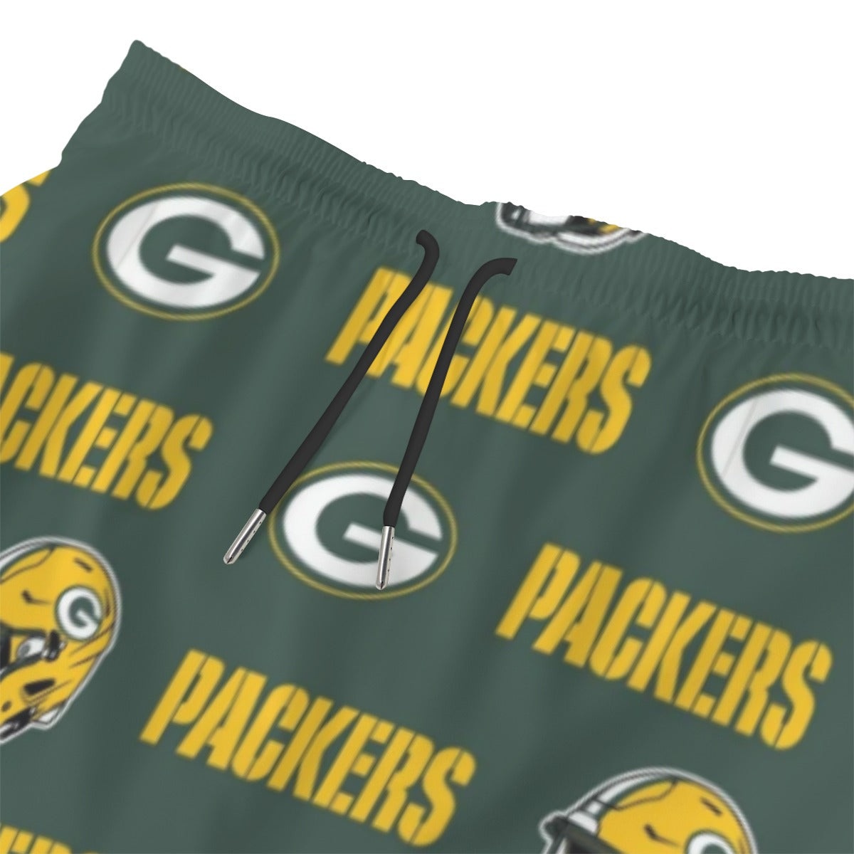 Green Bay Football Game Day All-Over Print Men‘s Beach Shorts With Lining