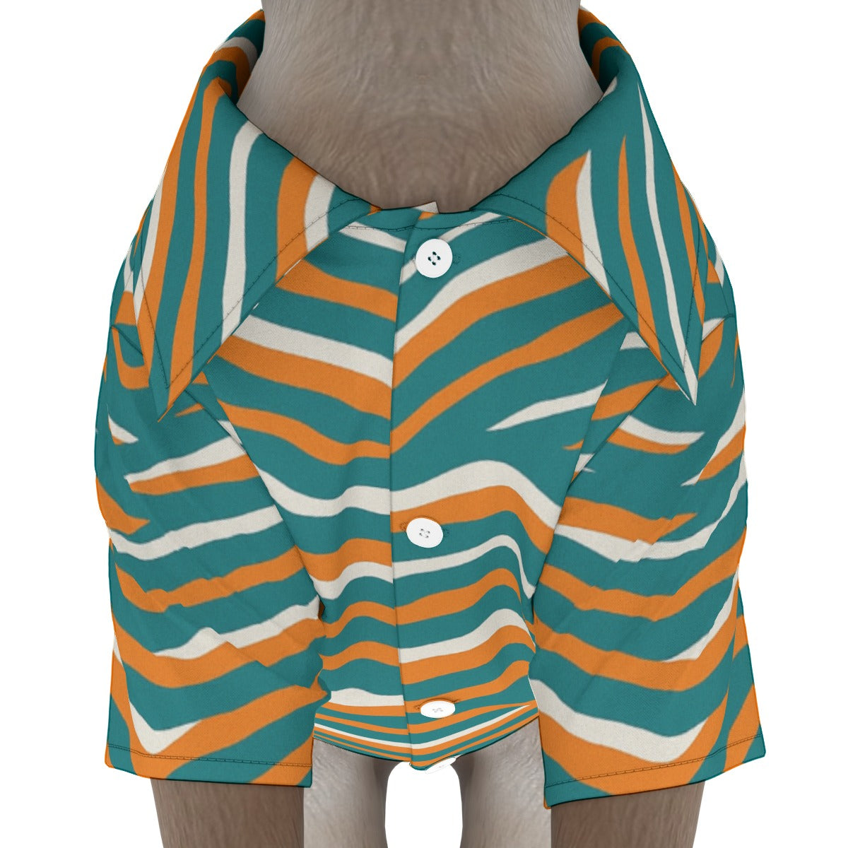 Miami Football Game Day All-Over Print Pet‘s Hawaiian Shirt