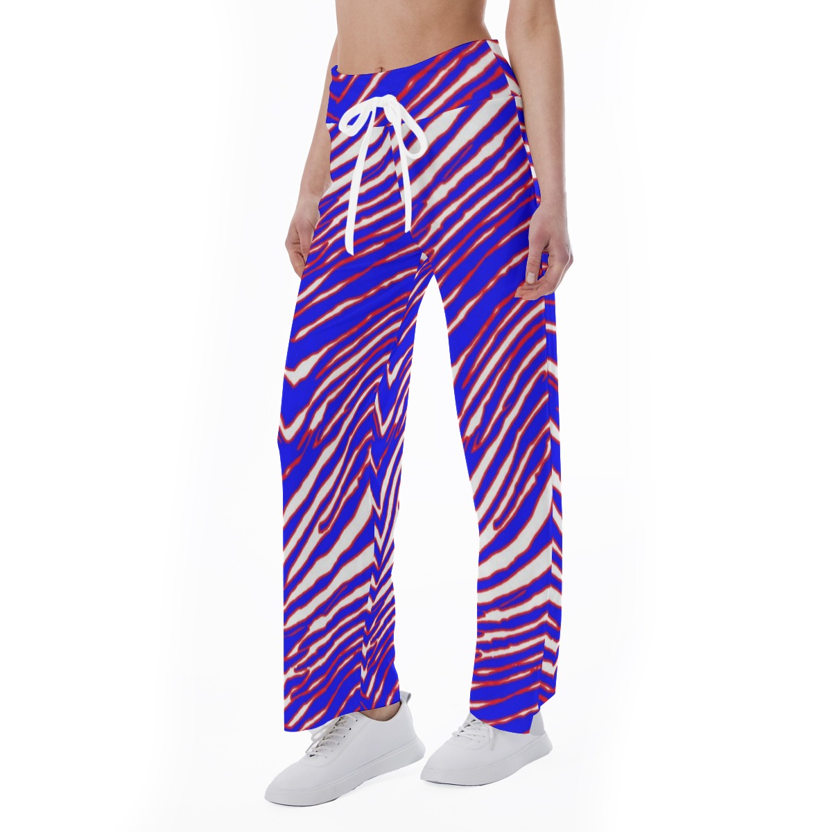 Buffalo Bills Zubaz Women's High-waisted Straight-leg Trousers