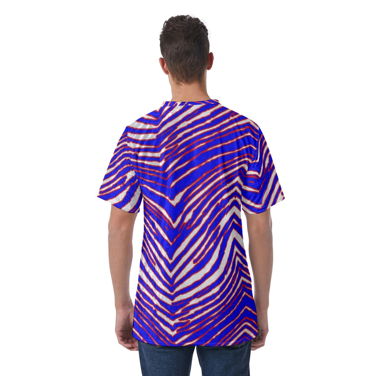 Buffalo Bills Zubaz Men's T-Shirt | Velvet