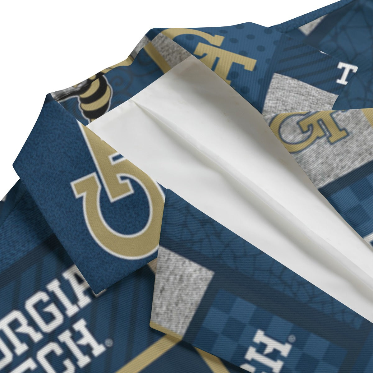 Georgia - Yellow Jackets Game Day Flat Lapel Collar Blazer