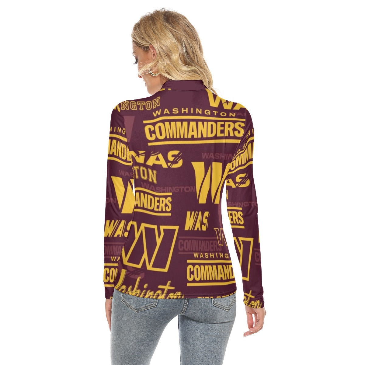 Washington Commanders Women's Stretchable Turtleneck Top