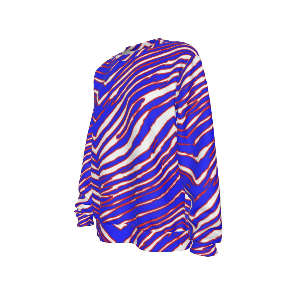 Buffalo Bills Zubaz Women's Loose Sweatshirt