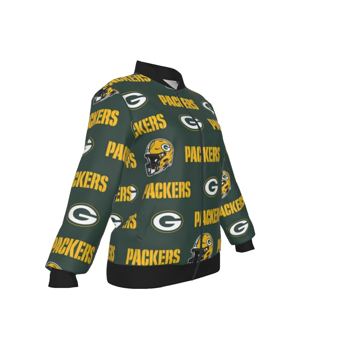 Green Bay Football Game Day All-Over Print Women's Jacket