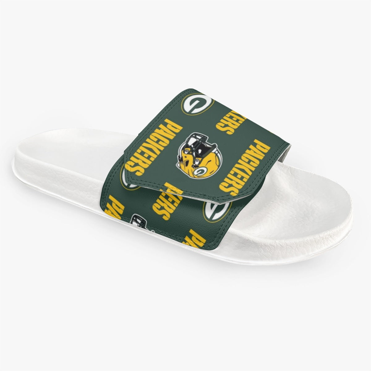 Green Bay Football Game Day Men's Velcro Slippers