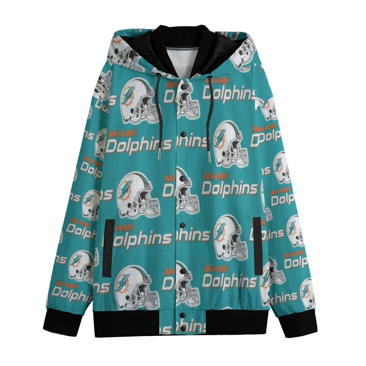 Miami Football Game Day All-Over Print Men's Varsity Jacket