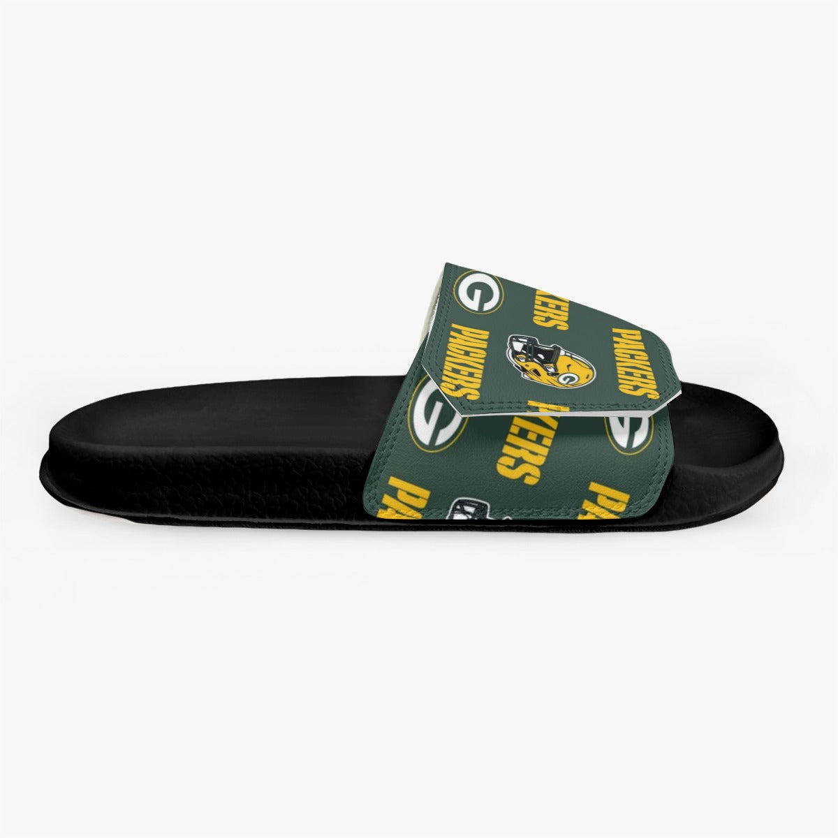 Green Bay Football Game Day Men's Velcro Slippers