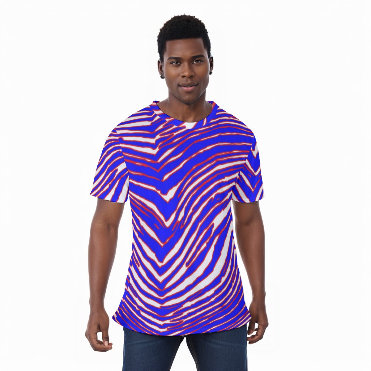 Buffalo Bills Zubaz Unisex T-Shirt|220GSM KPO03