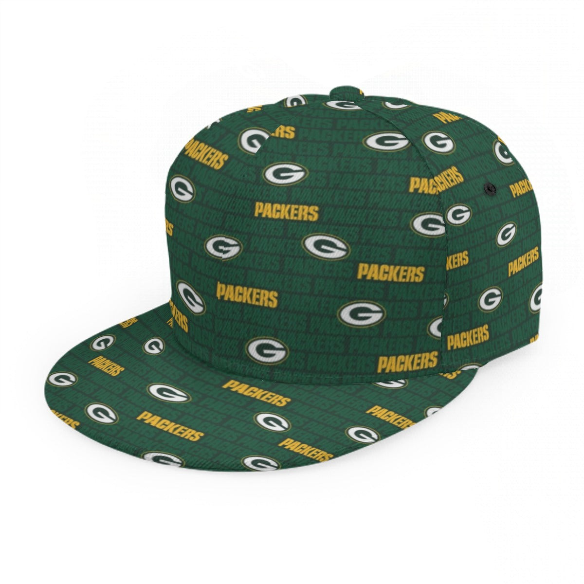 Green Bay Football Game Day Baseball Cap With Flat Brim