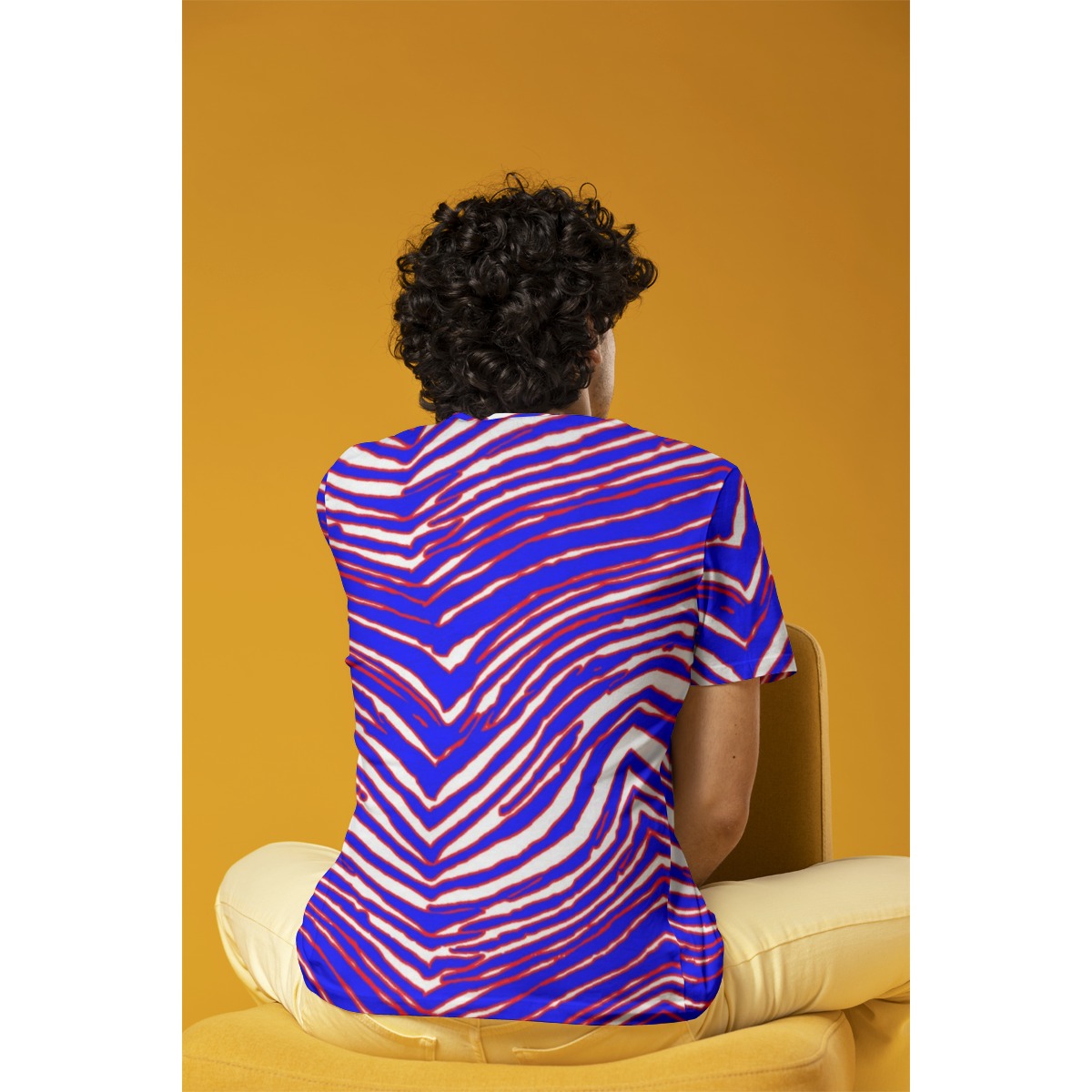 Buffalo Bills Zubaz Men's O-Neck T-Shirt