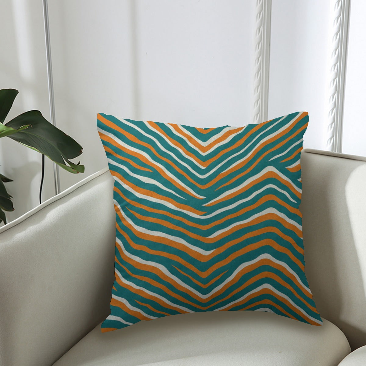Miami Football Game Day Couch Pillowcase