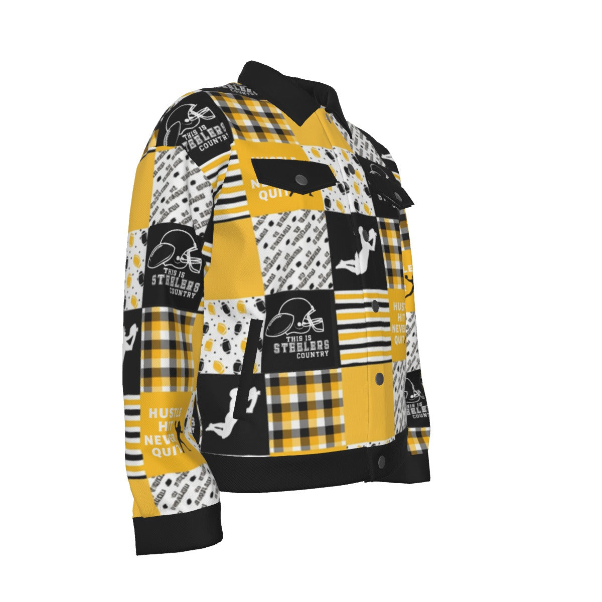 All-Over Print Unisex Lapel Jacket | 245GSM Cotton