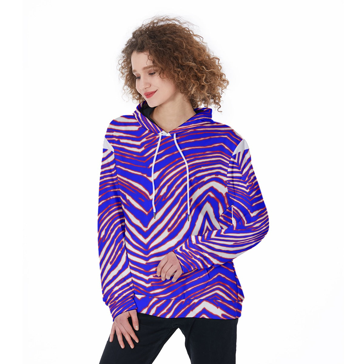 Buffalo Bills Zubaz Women's Pullover Hoodie