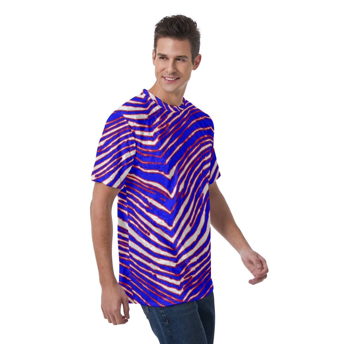 Buffalo Bills Zubaz Men's T-Shirt | Velvet