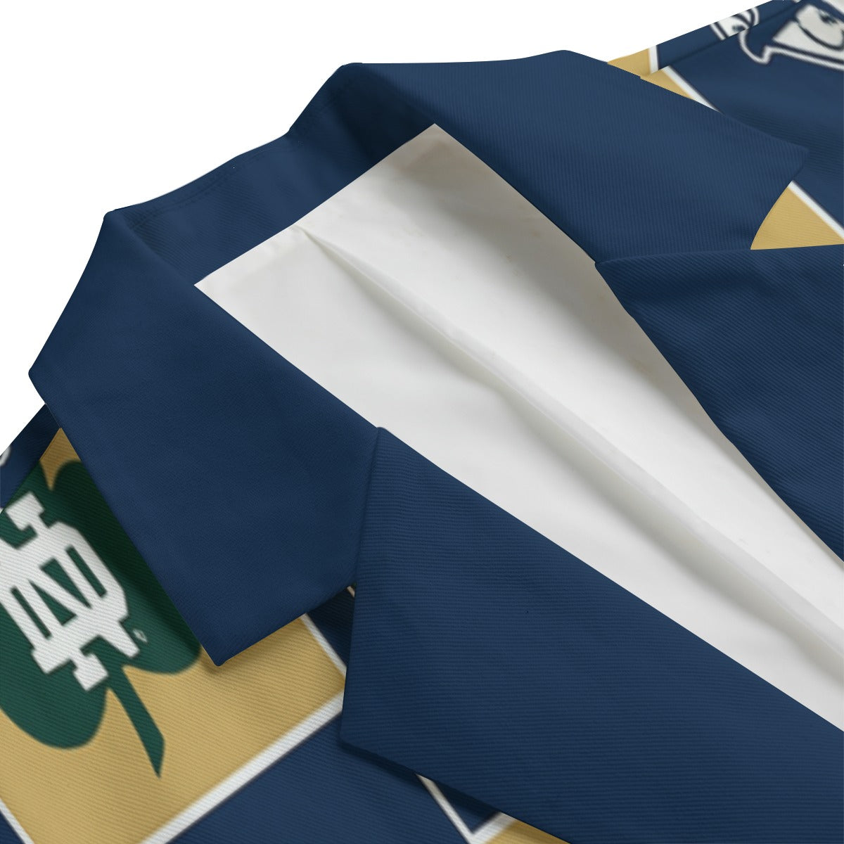 Notre Dame - Fighting Irish Game Day Flat Lapel Collar Blazer