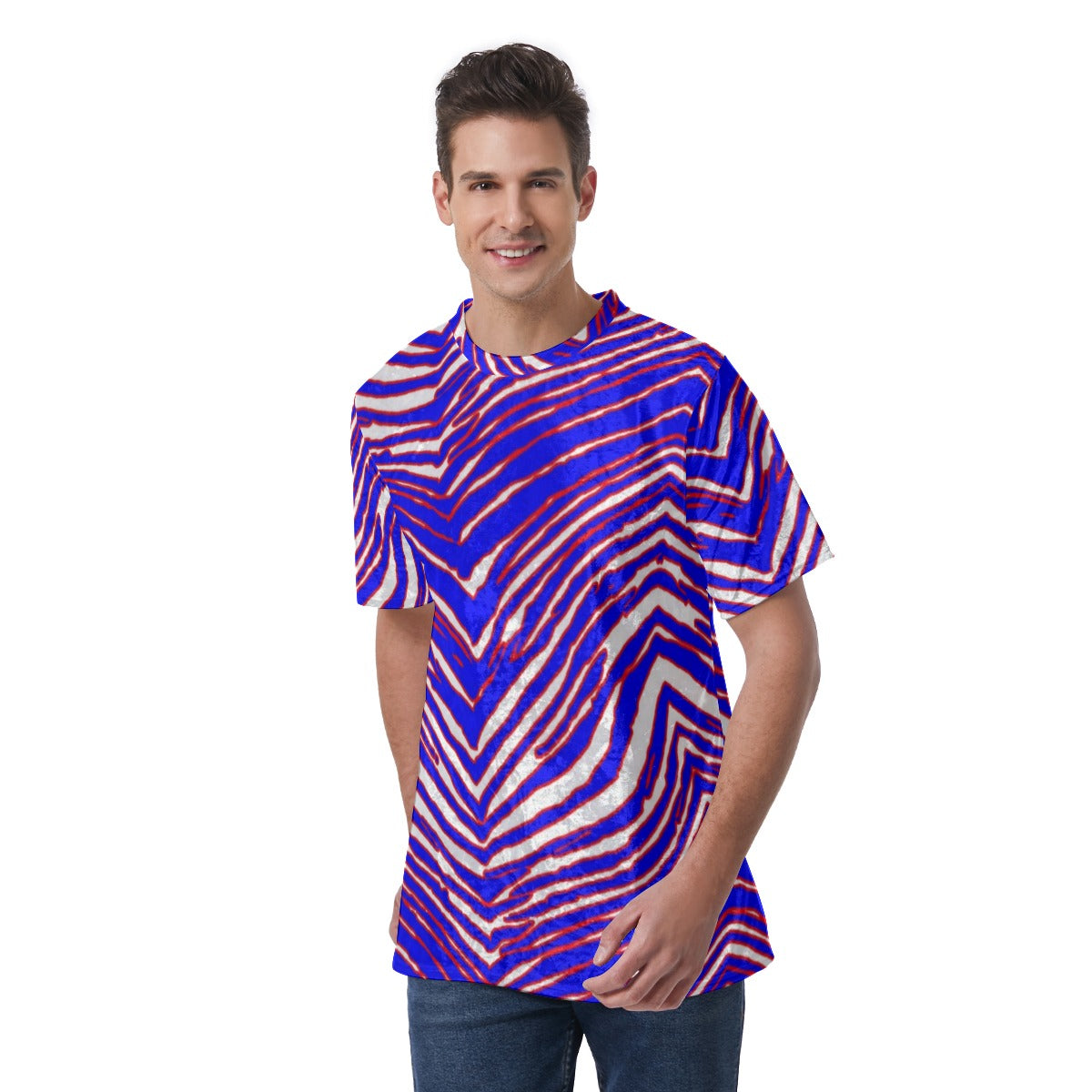 Buffalo Bills Zubaz Men's T-Shirt | Velvet
