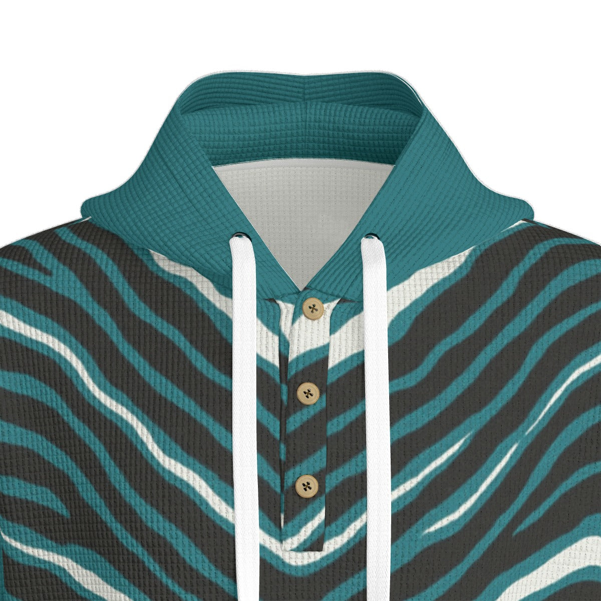 Philadelphia Football Game Day All-Over Print Men's Half Button Hoodie