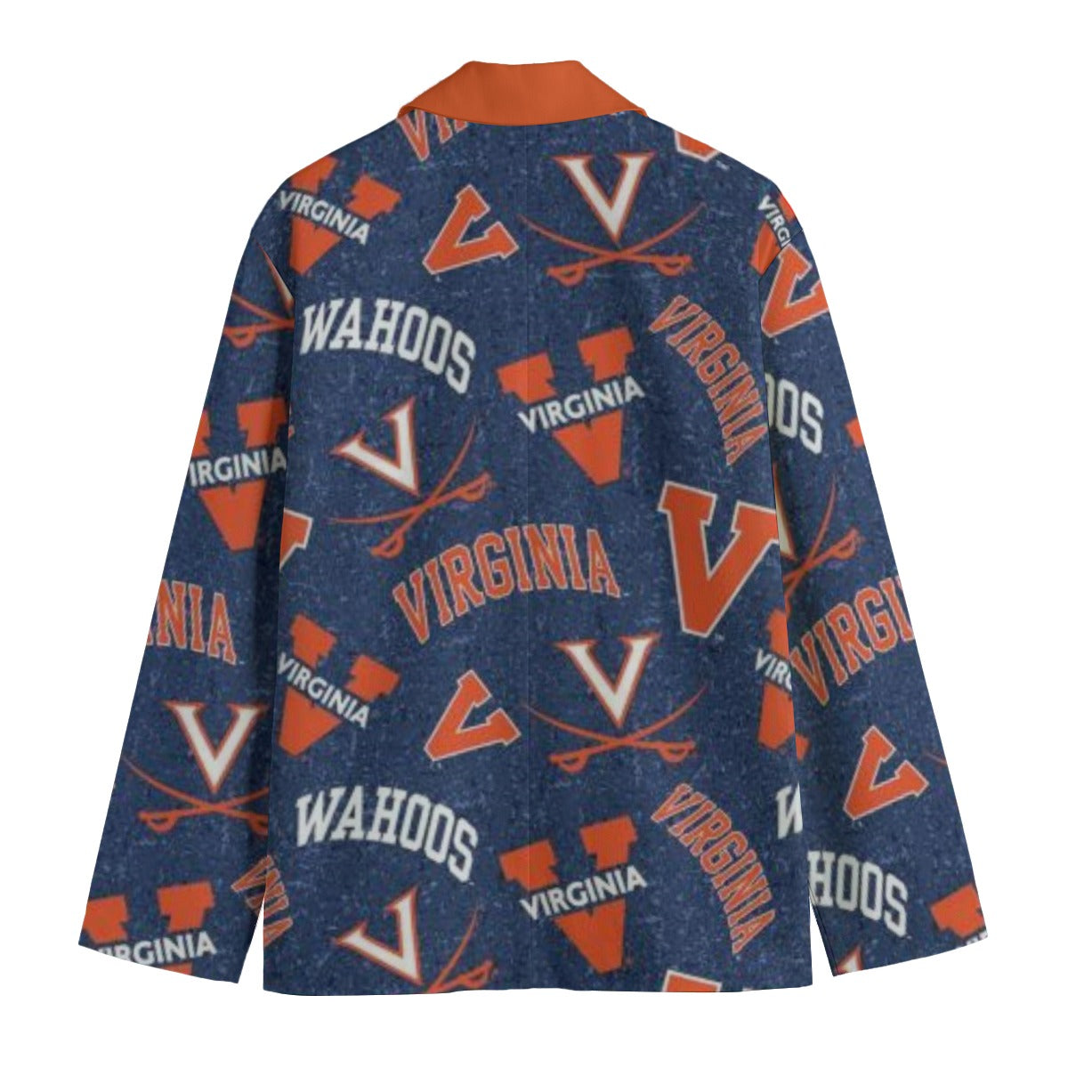Virginia - Cavaliers Suit Flat Lapel Collar Blazer