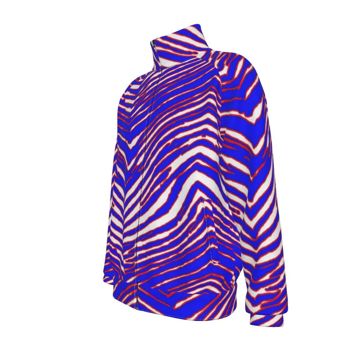 Buffalo Bills Zubaz Men's Stand Collar Jacket