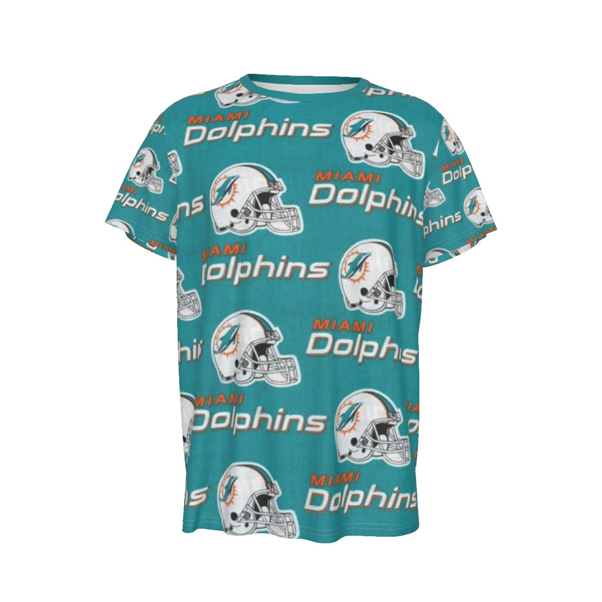 Miami Football Game Day All-Over Print Men's Round Neck Short Sleeve T-Shirt