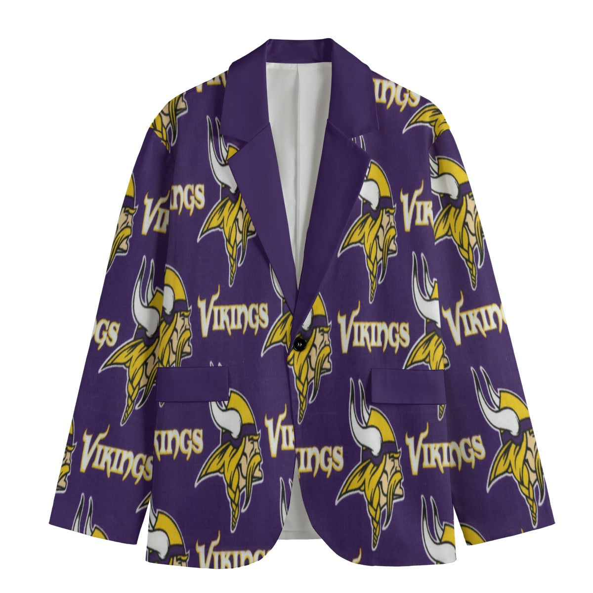 Minnesota Vikings suit Flat Lapel Collar Blazer