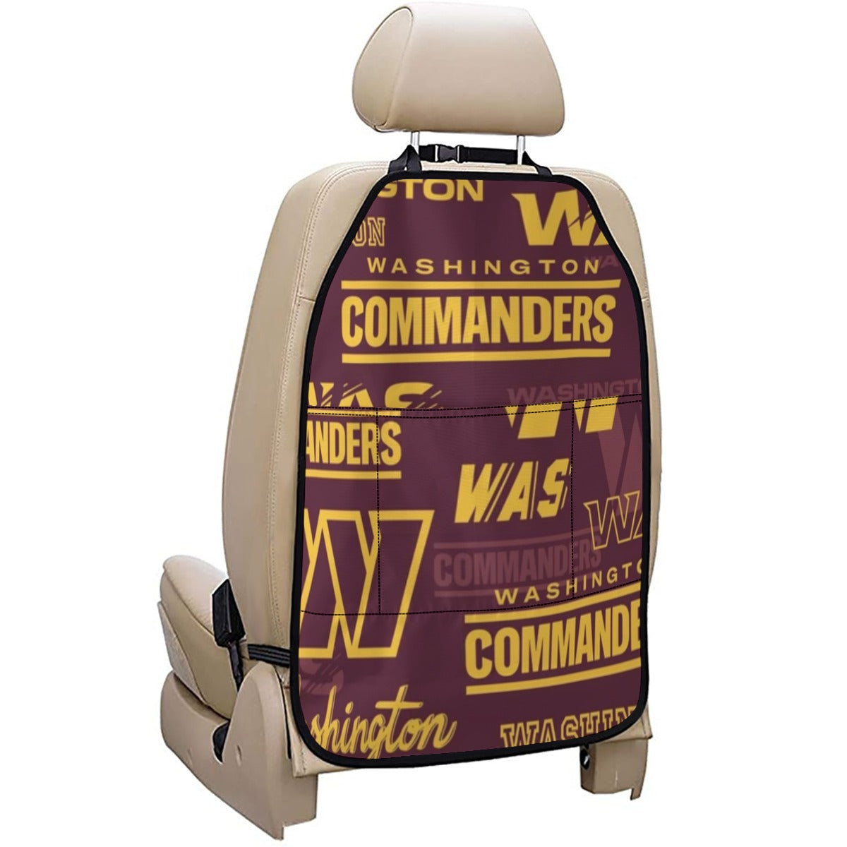 Washington Commanders Car Seat Back Storage Bag