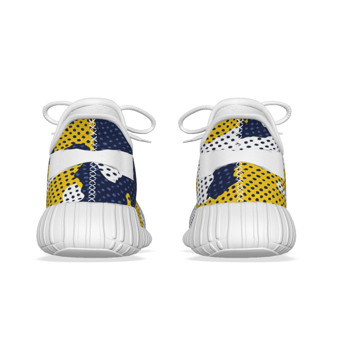 Urban Legend Michigan Wolverines Navy Maize White Camo Coconut Sneakers Shoes