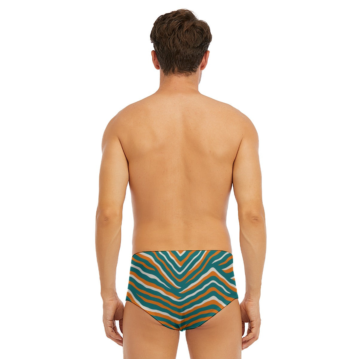 Miami Football Game Day All-Over Print Men's Triangle Swim Trunks