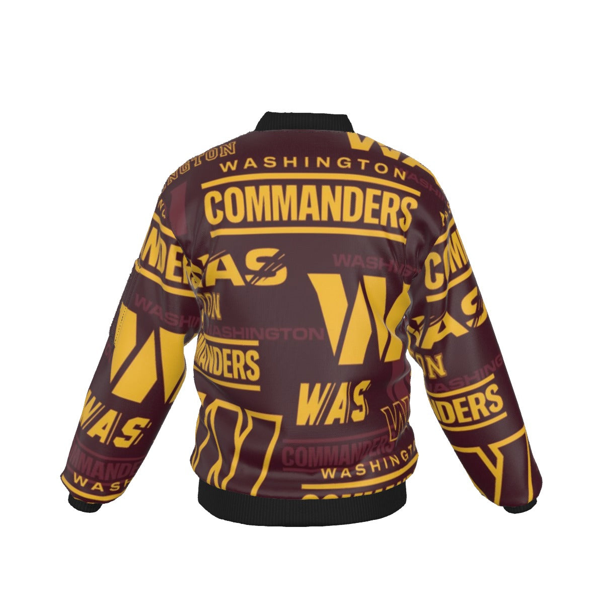 Washington Commanders Men's Bomber Jacket With Sleeve Pocket