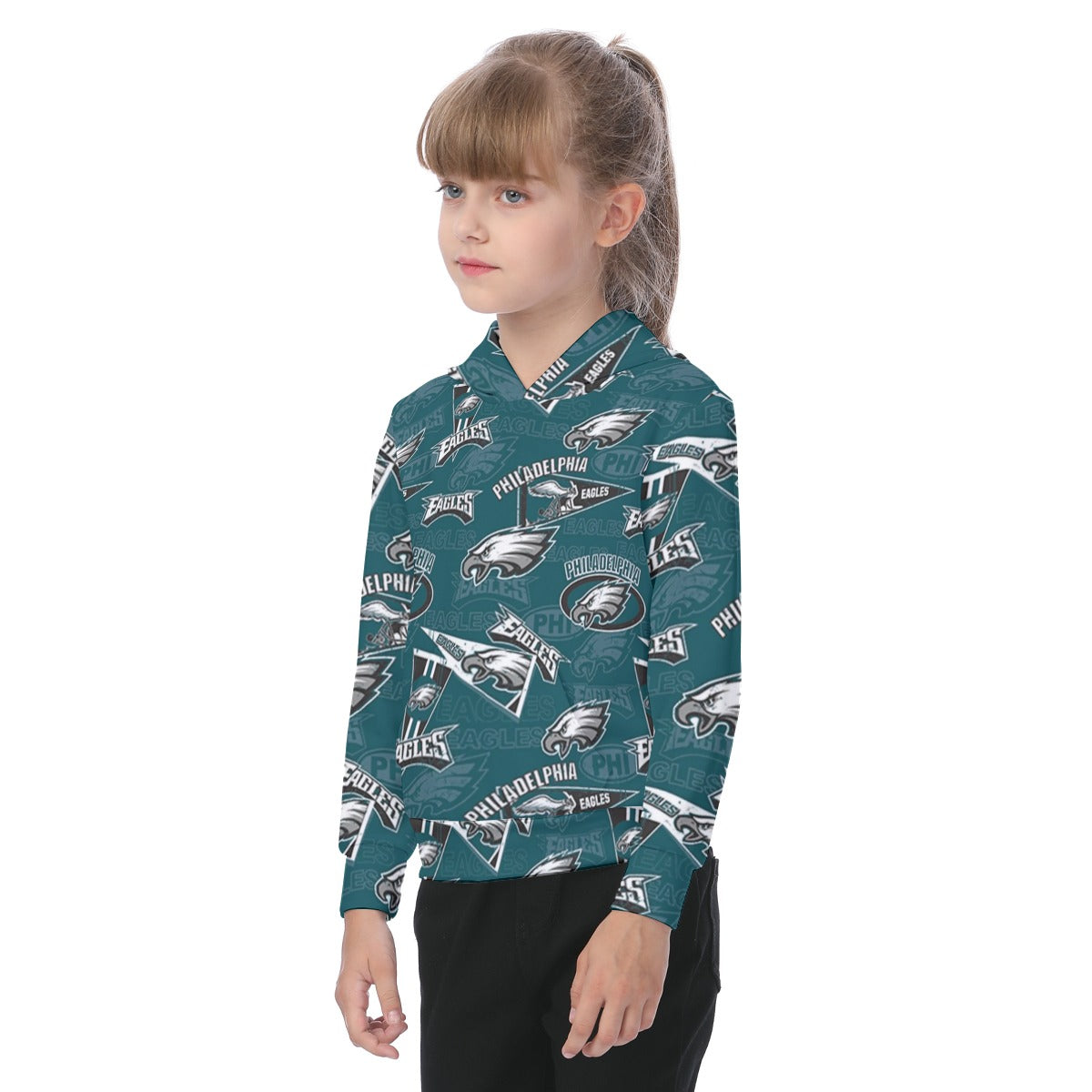 Philadelphia Football Game Day All-Over Print Kid's Heavy Fleece Hoodie